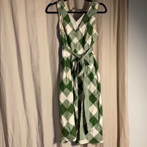 Talbots 4P gingham dress